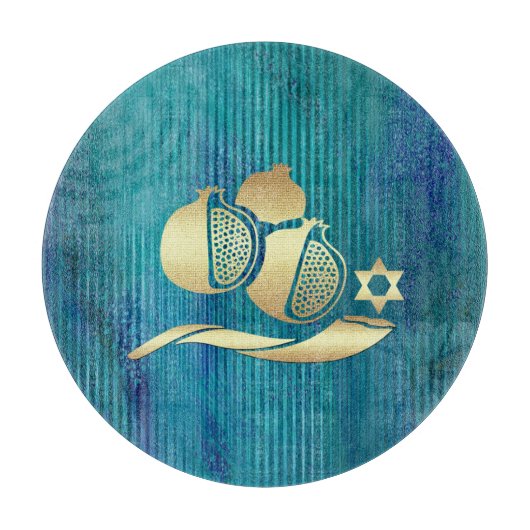 Joods nieuwjaar | Raad Rosh Hashanah Challah Snijplank (Voorkant)