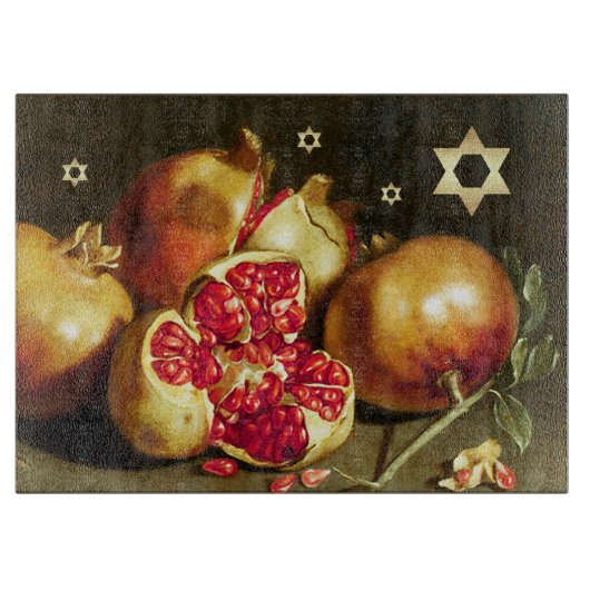 Joods nieuwjaar | Raad Rosh Hashanah Challah Snijplank (Voorkant)