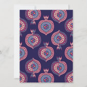 Joods nieuwjaar Rosh Hashana Flat Card (Achterkant)