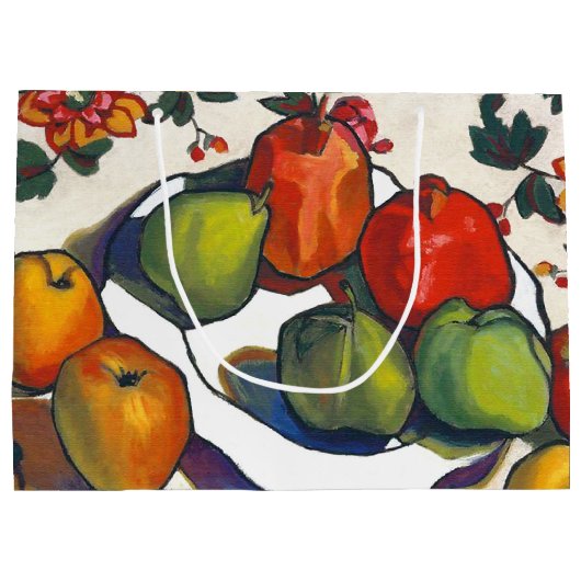 Joods nieuwjaar | Rosh Hashanah Fine Art Large Cadeautasje (Achterkant)