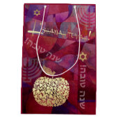 Joods nieuwjaar | Rosh Hashanah Medium Cadeauzakje (Achterkant)