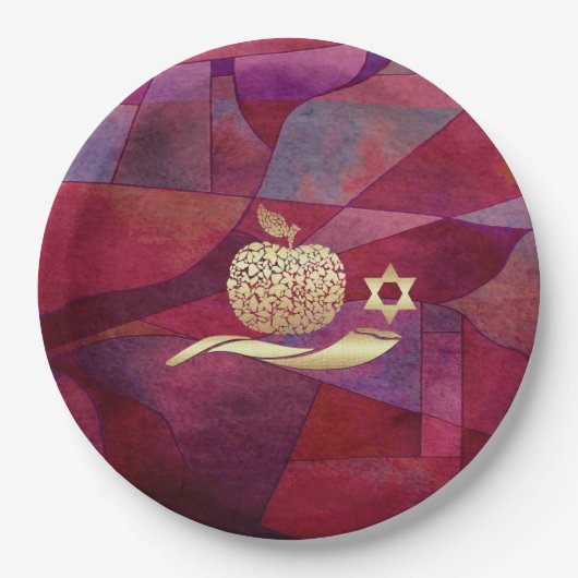 Joods nieuwjaar | Rosh Hashanah Papieren Bordje (Voorkant)