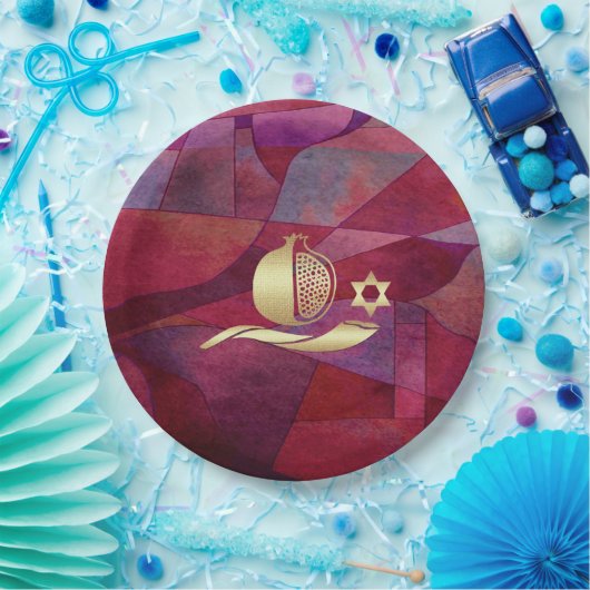 Joods nieuwjaar | Rosh Hashanah Papieren Bordje (Feest)