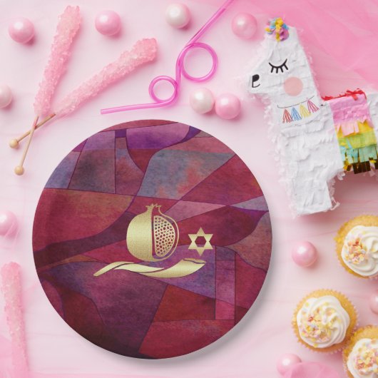 Joods nieuwjaar | Rosh Hashanah Papieren Bordje (Feest)