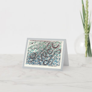 Joods Nieuwjaarskaart Deuteronomy 30:13,14 Feestdagen Kaart