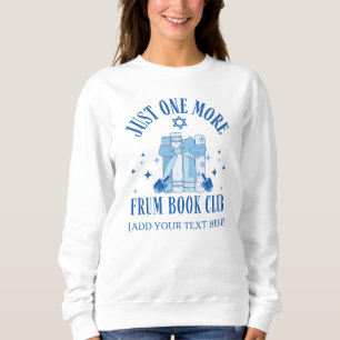 Joods NOG MAAR ÉÉN FRUM BOEKENCLUB Chanoeka Trui