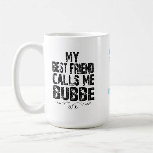 Joods Oma Bubbe kleinkind Mijn beste vriend Mok (Links)