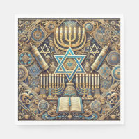 Joods papieren servet