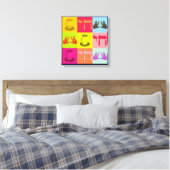 Joods Pop-art Canvas Afdruk (Insitu (Slaapkamer))