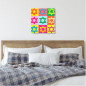 Joods Pop-art Canvas Afdruk (Insitu (Slaapkamer))