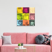 Joods Pop-art Canvas Afdruk (Insitu (Woonkamer))