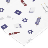 Joods Sabbat-patroon Korte Tafelloper (Hoek)