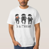 Joods shirt wees een Mensch (Voorkant)