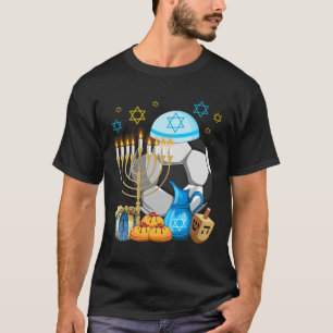 Joods Voetbal Menorah Chanoeka Sport T-shirt