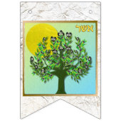 Joodse 12 stammen van Israël vlaggen met spandoek Vlaggetjes (Derde vlag)