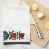 Joodse Al Netilat Yadayim Granaatappel Handwas Theedoek (Quarter Fold)