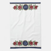 Joodse Al Netilat Yadayim Granaatappel Handwas Theedoek (Verticaal)