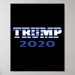 Joodse Amerikaanse jood voor Trump-aanhanger Israë Poster