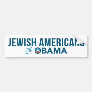 joodse Amerikanen voor Barack Obama Bumpersticker