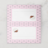 Joodse Baby Naming Simchat Bat Foto Roze Plaatskaartje (Buitenkant ongevouwen)