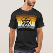 Joodse Beer Pride Flag T-shirt (Voorkant)