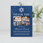 Joodse begrafenis 5 foto Dank u Bedankkaart (Staand voorkant)