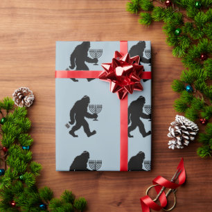 Joodse Bigfoot Hanukkah Chanukah Humor Hilarisch  Cadeaupapier