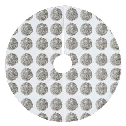 Joodse boomrok fleece kerstboom rok (Voorkant)