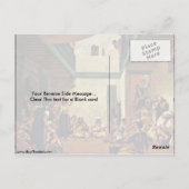 joodse bruiloft in Marokko door Eugene Delacroix Briefkaart (Achterkant)