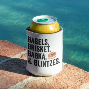 Joodse Chanoeka Bagels Brisket Bakka Blintzes Gift Blikjeskoeler