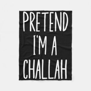 Joodse Chanoeka Challah Easy Halloween Kostuum Fleece Deken