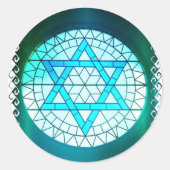 Joodse davidster Stickers (Voorkant)