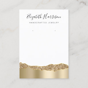 Joodse display Glitter Gold Foil Visitekaartje