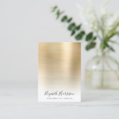 Joodse display Gold Visitekaartje (Staand voorkant)