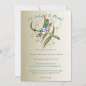 Joodse Dragonfly repetitie binnenuitnodiging Kaart (Voorkant)