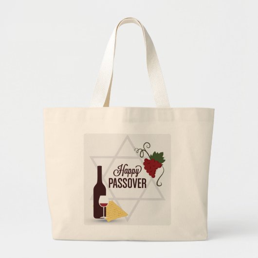 Joodse feestdag grote tote bag (Voorkant)