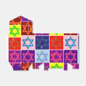 Joodse feestdag voor jongens - Judaica Art Bedankdoosjes (Uitgevouwen)