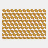 Joodse Feestdagen Hanukkah Latke Challah Sufganiya Inpakpapier Vel (Voorkant 3)