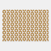 Joodse Feestdagen Hanukkah Latke Challah Sufganiya Inpakpapier Vel (Voorkant)