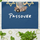 Joodse feestelijke feestdagen theedoek (Gevouwen)