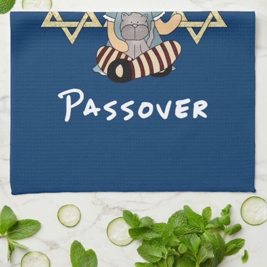 Joodse feestelijke feestdagen theedoek (Gevouwen)