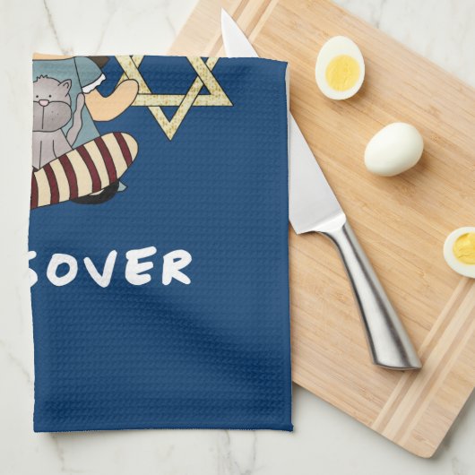Joodse feestelijke feestdagen theedoek (Quarter Fold)