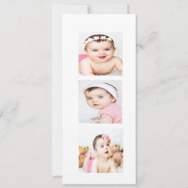 Joodse foto met de naam Hebrew Girl Invitation Feestdagenkaart