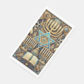 Joodse gastenhanddoek servet (Hoek)