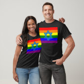 Joodse Gay Pride Flag T-shirt (Unisex)