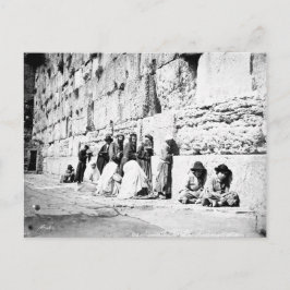 Joodse gebeden in de Westerne muur, Jeruzalem Briefkaart