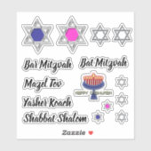 Joodse gezegden uitingen | Star David Sticker (Vel)