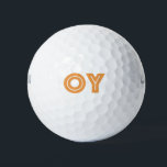 Joodse Gift-Sport-Golf Balls-Oy Vey Golfballen<br><div class="desc">Golfballen,  Oy en Vey,  om je te helpen je innerlijke kvetch eruit te krijgen tijdens het oefenen. Leuke joodse Humor cadeau.</div>