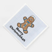 Joodse Gingermans Chrismukkah servetten (Hoek)