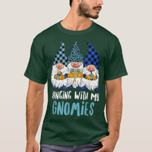 Joodse gnome Happy Chanukah Hanukkah die met elkaa T-shirt
